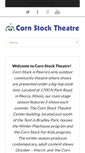 Mobile Screenshot of cornstocktheatre.com